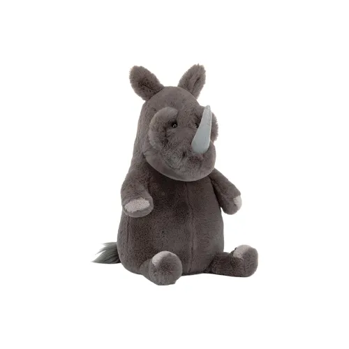 JELLYCAT Jungle Animal Collection Roderick Rhinoceros Кукла Плюшевая 29 см Рекомендуемая высота в сидячем положении