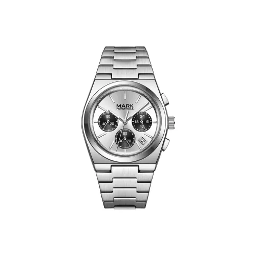 FAIRWHALE Pioneer Collection Кварцевый механизм Металлический ремешок Часы Унисекс Белый циферблат