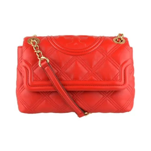 TORY BURCH Fleming Sheepskin Одно Плечо Ручная Сумка Сумка через плечо Маленькая Женская Vermillion