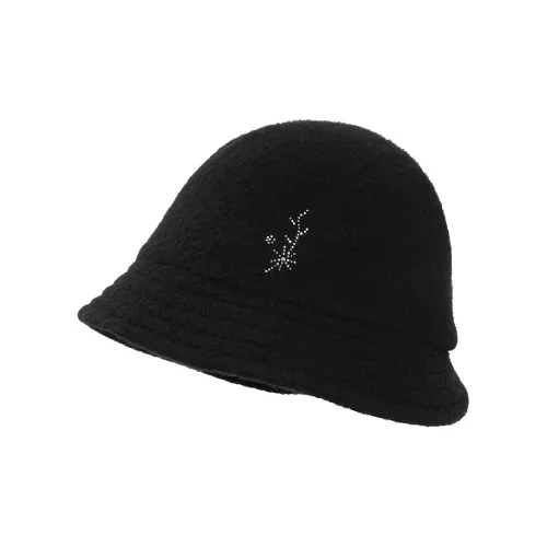 JIUMU Чистая шерсть Шляпы ведра Женские