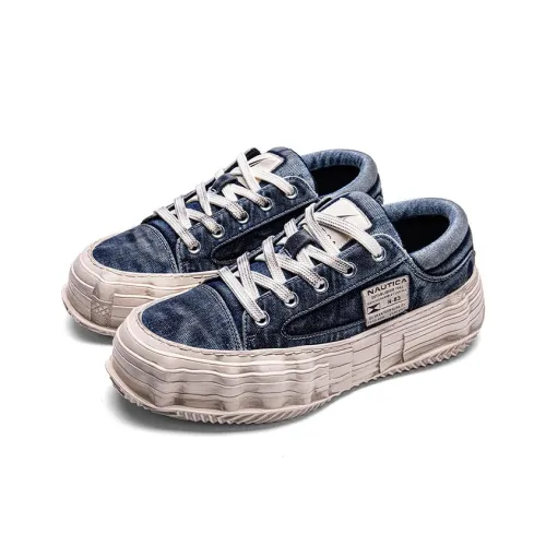 NAUTICA Повседневный Низкий Топ Джинсовый Синий Мужской