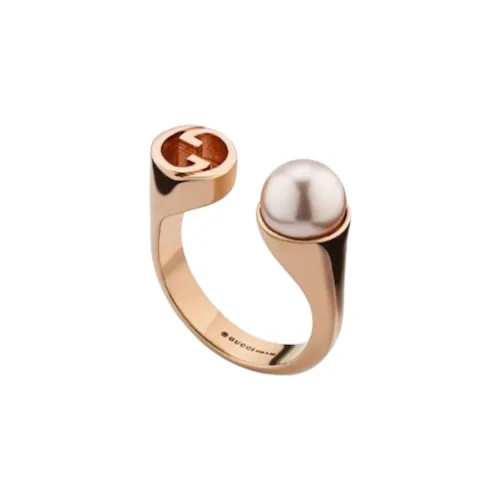 GUCCI Смола Pearl Rings Unisex Rose Gold