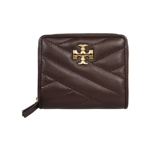 TORY BURCH Kira (Красный) Кожа Кошелек Женские Фиолетовый Коричневый