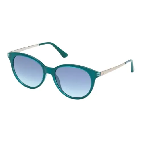 GUESS Пластик Кошачий глаз Солнцезащитные очки Женские Синий