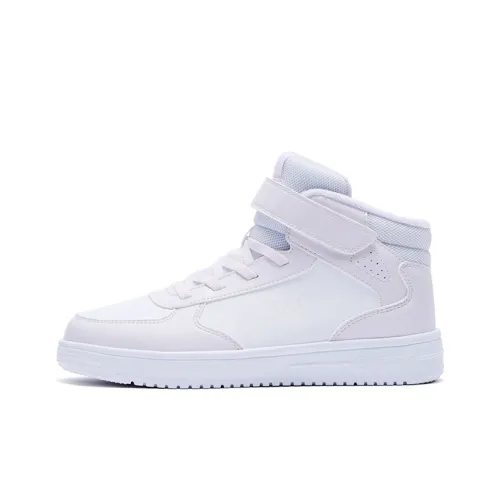 361°KIDS Скейтбординг Обувь Высокий Верх 361 градус Белый/Вода Розовый Фиолетовый Школьный возраст