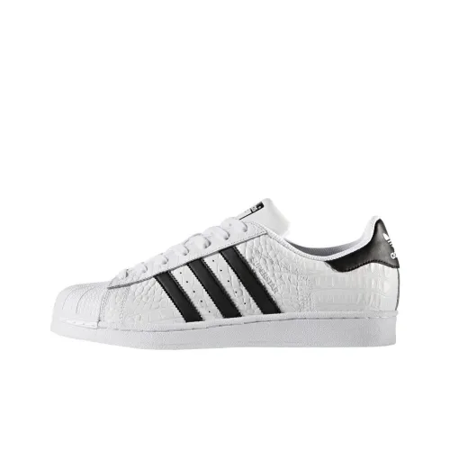 Adidas Originals SUPERSTAR Low Топ Скейтборд Кроссовки Унисекс Белый Черный