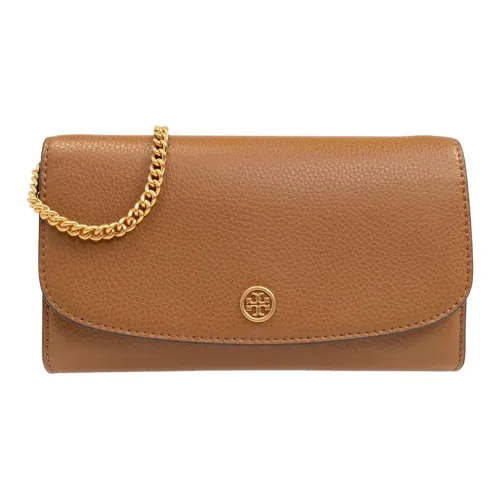 TORY BURCH Robinson Litchi Grain Кожа Телячья кожа Кошелек Женские Камень Тигровый глаз