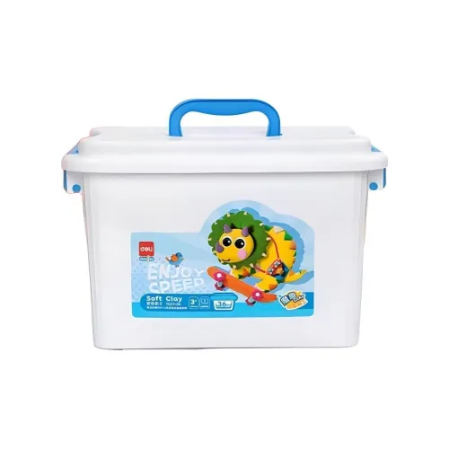 Deli 24 Цвет Super Light Глина Большой объем Не токсичная Радуга Моделирующая Глина Большой Набор OF Инструментов и Формов Игрушки