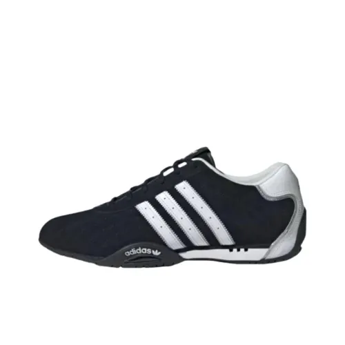 Adidas Originals ADIRACER Устойчивый к истиранию Низкий Топ Повседневные Тренировочные Беговые кроссовки Унисекс Черный