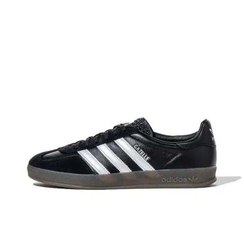 Adidas Originals GAZELLE INDOOR Устойчивые к истиранию Низкие Кроссовки для скейтбординга Унисекс Черные