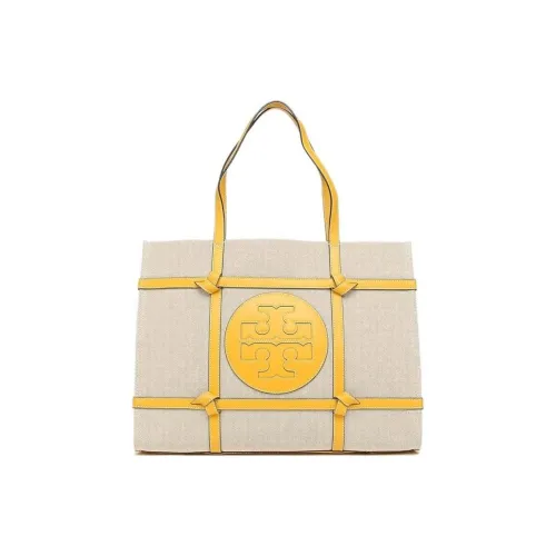 TORY BURCH Ella Tote Сумка через плечо Женская Желтая и Бежевая