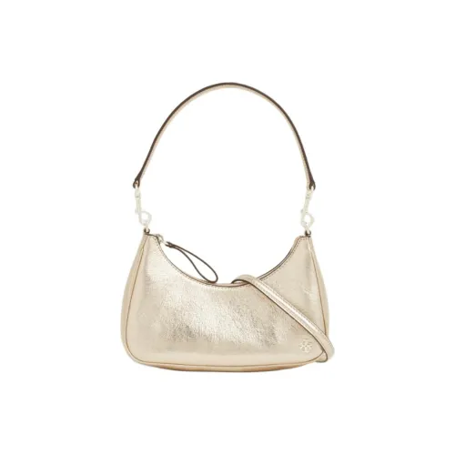 TORY BURCH 151 MERCER Кожа Полумесяц Сумка Плечевая Сумка Женская Золото