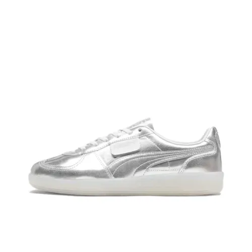 PUMA Palermo Low Топ Скейтборд Кроссовки Женские Серебряные