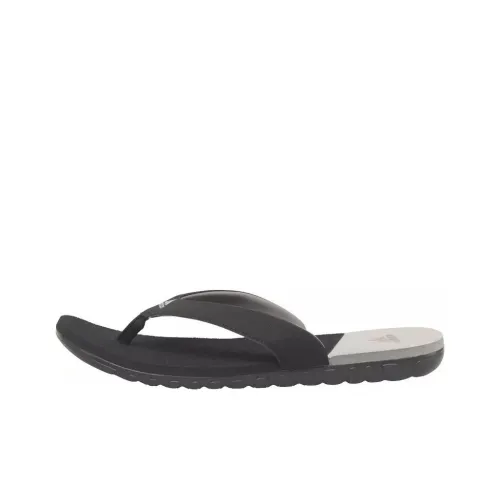 Adidas Slip-Resistant Quick-Dry Flip-Flops Men's Black Adidas Противоскользящие Быстросохнущие Шлепанцы Мужские Черные