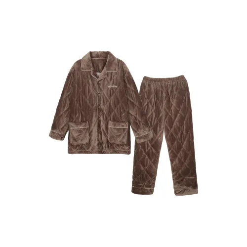 IIZZINI Пижамный комплект Мужской Кофейный