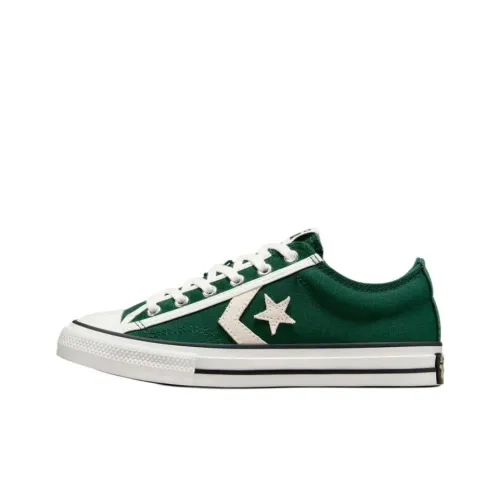 Converse Star Игрок 76 Устойчивый к истиранию Низкий Топ KIDS Кеды Зеленый Подростки