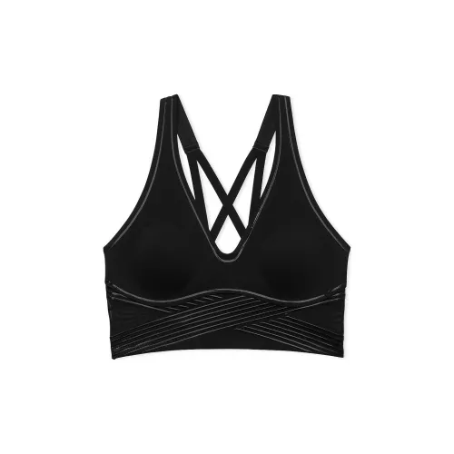 Victoria's Secret VSX ELEVATE Утонченный Contours Plunge Бюстгальтер Черный Бюстгальтер Женские Черный