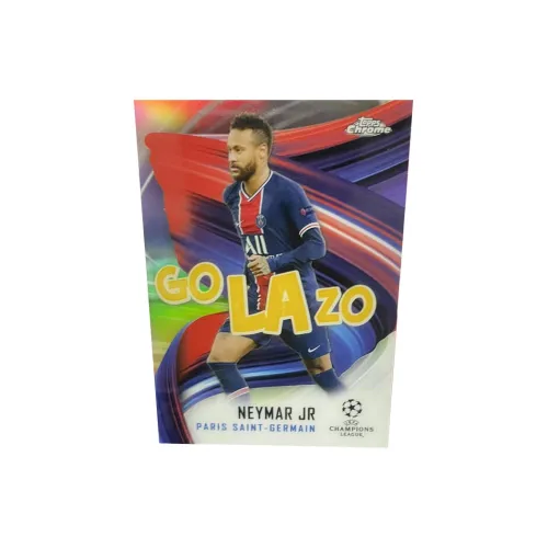 Topps Champions League с Особенной Картой Бразилия Париж Барса Барселона Неймар Карта Игрока Карта пройдет Through