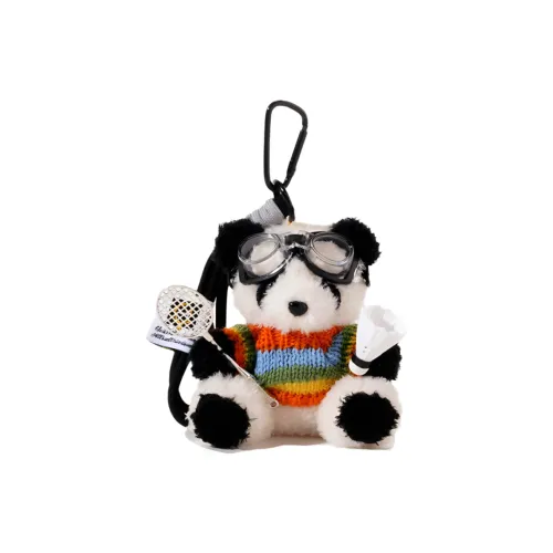 Восьми Тон Слон Бадминтон Играющий Медвежонок Куклы Плюшевый Брелок 12 см Высота