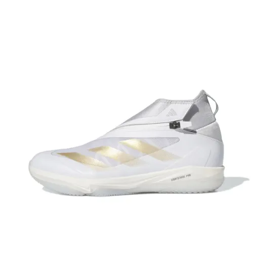 Adidas ADIZERO IMPACT+ Slip-resistant Abrasion-resistant MID Training Top Кроссовки Мужские Белые