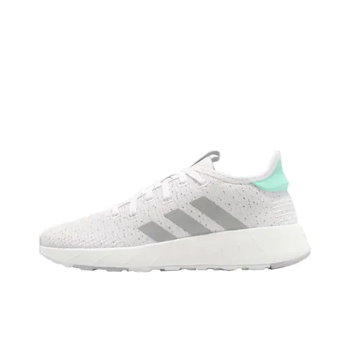 Adidas Questar Slip-resistant Abrasion-resistant Низкие Беговые кроссовки Женские Белые