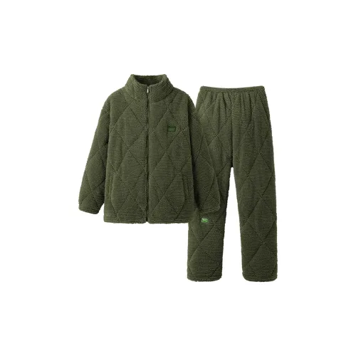 Gongdie Пижамный комплект мужской темно-зеленый