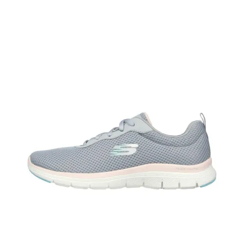 Skechers Flex Appeal 4,0 Low Топ Повседневная обувь Женская Светло-Серый