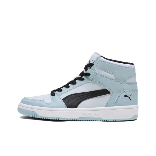 PUMA Rebound Layup High Топ Скейтборд Кроссовки Женские Синие Белые