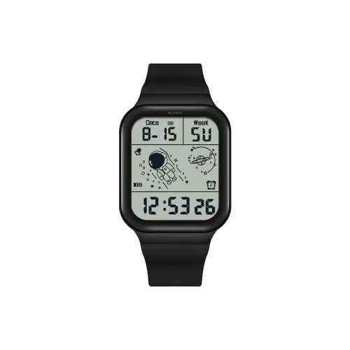 Rlychee Квадратный стиль позиционирования мужской женский все унисекс студенты часы электронный механизм ремешок из TPU часы унисекс белый циферблат