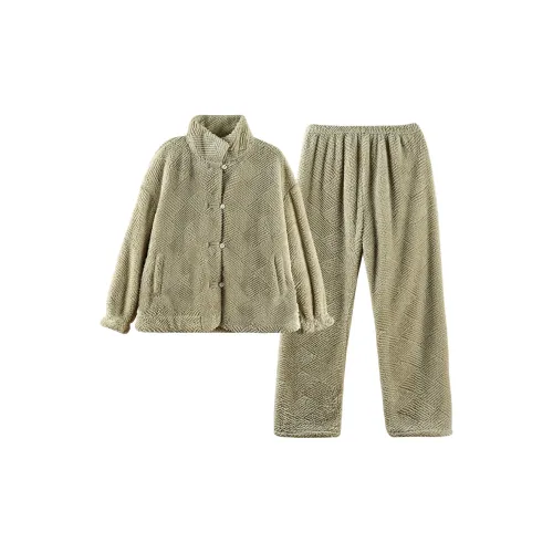 Q'NIANMA Пижамный комплект женский хаки