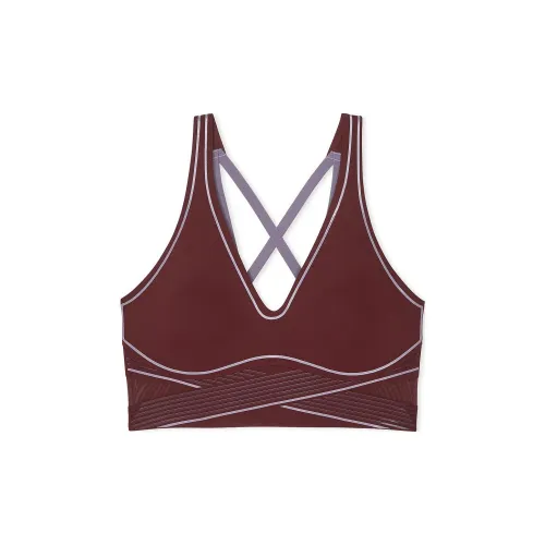 Victoria's Secret VSX ELEVATE Утонченный Contours Plunge Бюстгальтер BB Бюстгальтер Женские Бургунди Коричневый