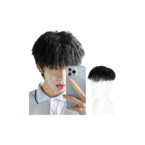 Time Shadow Real Human Волосы Фольга Anti Scald Топ Замена Волос Мужские Короткие Волосы Мужской Мужской Мужская Перука