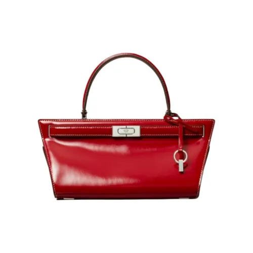 Tory Burch Lee Radziwill Кожа Плечевая Сумка Женская Красная