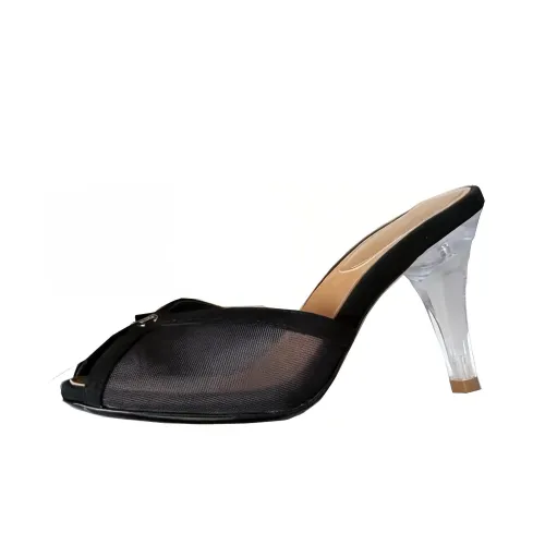 CHANEL Слипоны Женские Черные