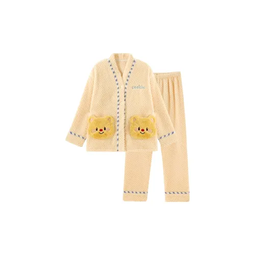 OUSHIBO Пижамный комплект женский желтый