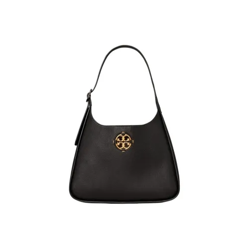 TORY BURCH Miller Кожа Плечевая сумка сумка через плечо маленькая женская черная