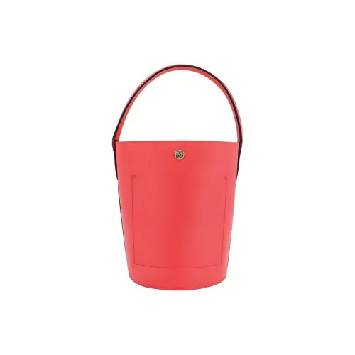 LONGCHAMP Épure Коровья кожа Ведрообразная сумка Маленькая Женская Клубничная