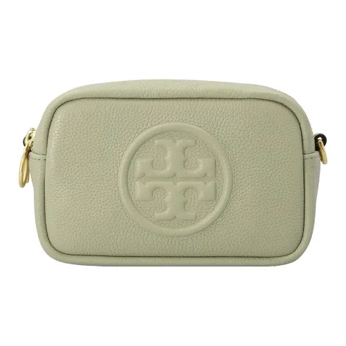 TORY BURCH PerryBOMBÉ Кожа Camera Сумка Сумка через плечо Сумка на плечо Мини Женская Зеленая