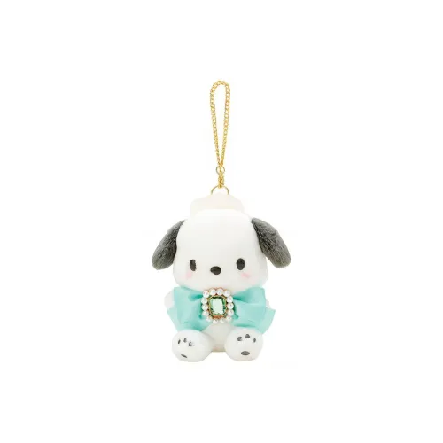 Sanrio Gemstone Collection Кукла Plush Pochacco Подвеска Высота 14 см