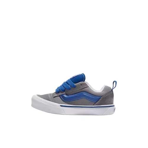 Vans Knu Skool Детские Скейтбординги Низкий Топ Серый/Синий/Белый Kids