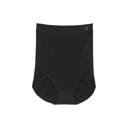 Victoria's Secret SeamlessShaping High Waist Brief Panty Черное Корректирующее белье Низ Женское Черное