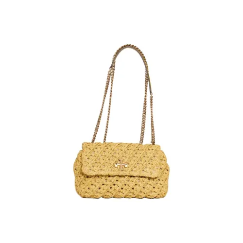 TORY BURCH Kira (Красный) Raffia с кожей вставки комбинированное соляное плетение сумка через плечо сумка на плечо женская коричневый желтый