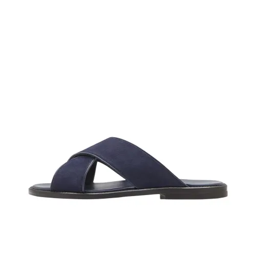 MANOLO BLAHNIK Слипоны Мужской Морской Синий