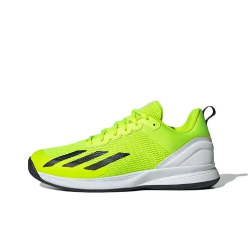 Adidas Courtflash Устойчивые к истиранию Низкие Кроссовки для тенниса Мужские Желтые