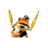 Пчелка Собака - Кролик Мобильный телефон Нижняя заколка-на держатель