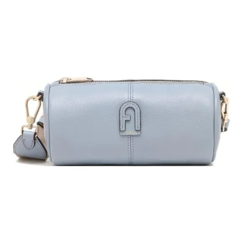Furla Кожа Цилиндрическая Сумка Сумка через плечо Сумка на плечо Женская Синяя