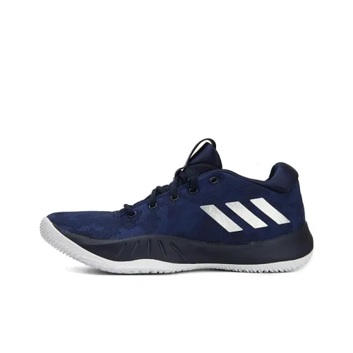 Adidas Nxt Lvl Spd Vi Slip-resistant Abrasion-resistant Low-top Basketball Shoes Men's Blue Adidas Nxt Lvl Spd Vi Противоскользящие устойчивые к истиранию низкий топ баскетбольные кроссовки мужской синий