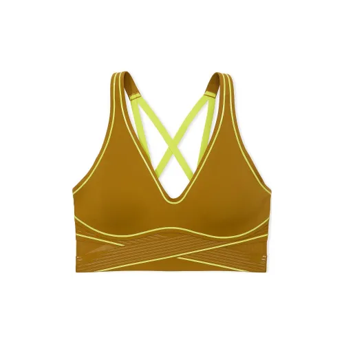 Victoria's Secret VSX ELEVATE Утонченный Contours Plunge Бюстгальтер Fern Бюстгальтер Женские Имбирно-желтый