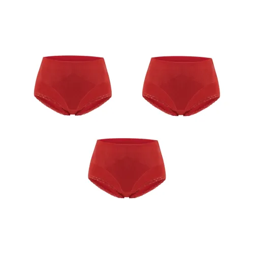 Anna Sweet Talks Женское нижнее белье 3 штуки красного цвета