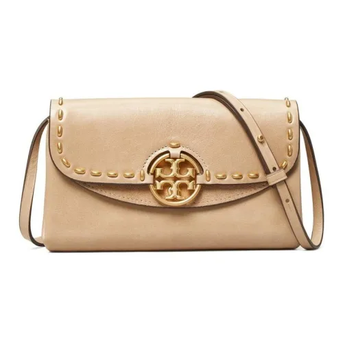 TORY BURCH Miller Коровья кожа Сумка через плечо Женская Карамель
